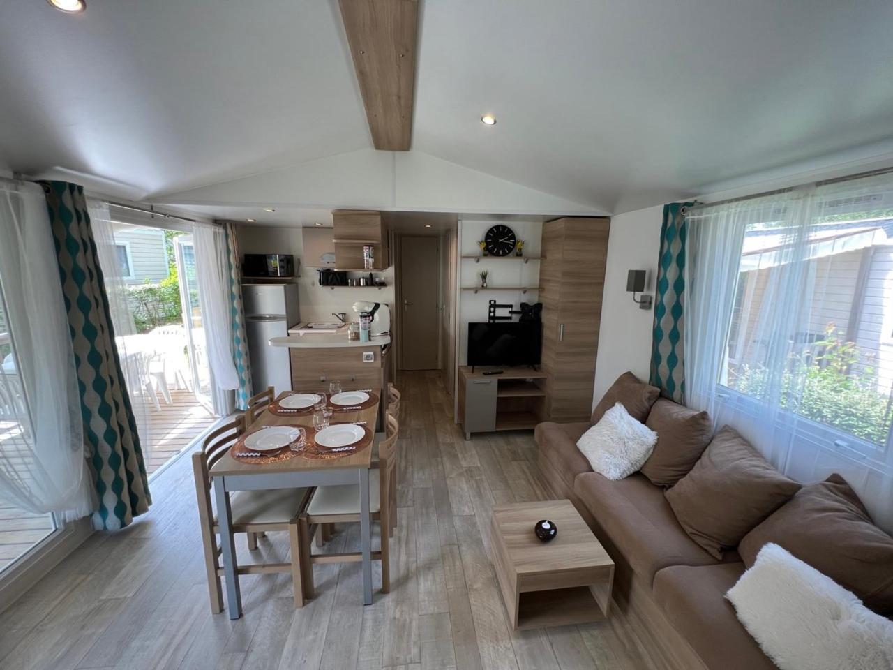 Mobil-Home 4 étoiles avec piscine proche de Blois Onzain Exterior foto